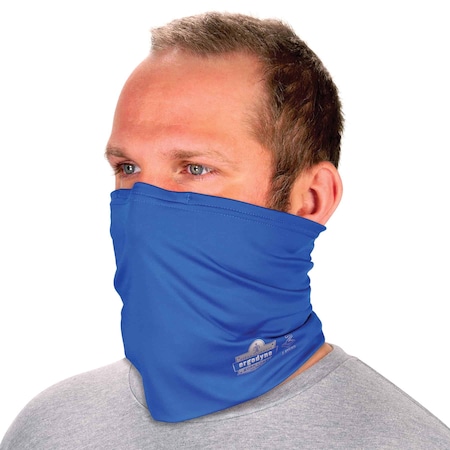 Ergodyne Neck Gaiter 6489, 2 Layer Cooling, Blue, 2XL/3XL 42153